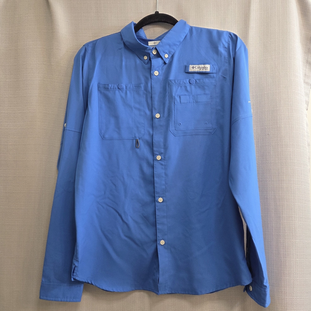 Columbia Blue Button Down Shirt